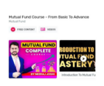 Neeraj Joshi Mutual fund course