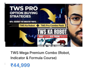 Trade with Sanchit TWS Mega Premium Combo Course
