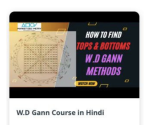 Market Geometry- W.D Gann Course in Hindi