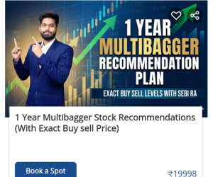 1 Year Mulltibagger Stock Recommendation course BY:-Rochit singh