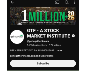 GTF – A Stock Market Institute February 2025 Batch