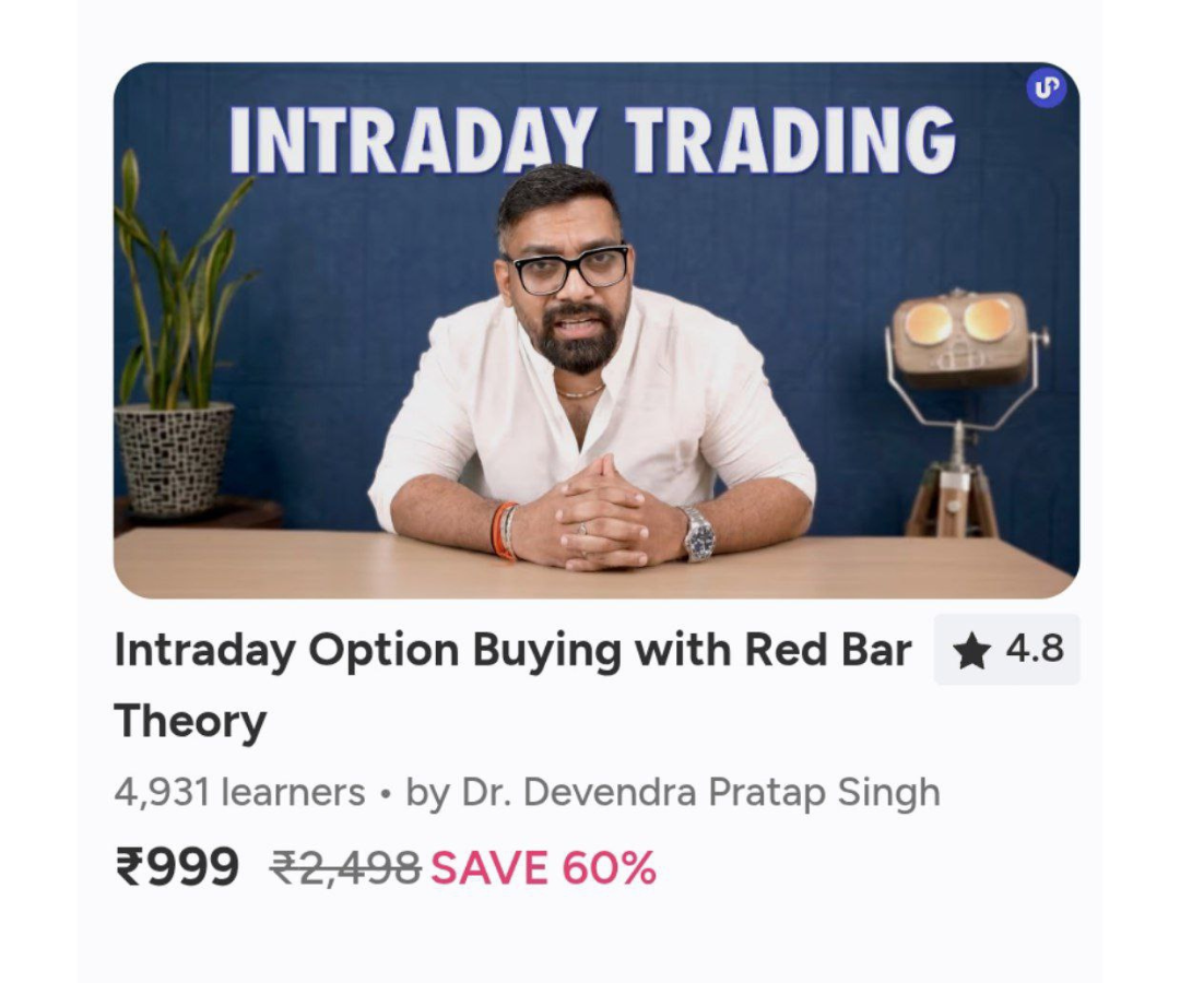 Trade with Dr Devendra Intraday Option Buying With Red Bar Theory
