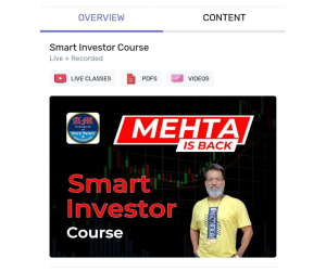 Smart Investor Course By Mehta Is Back