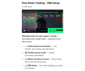 Yatin Koodi DRB Setup – Flow State Trading