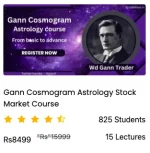 Gann Cosmogram Astrology Stock Market (Stride wise) Course