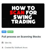 Trade With Siddhant How to Scan for Swing Trading Course