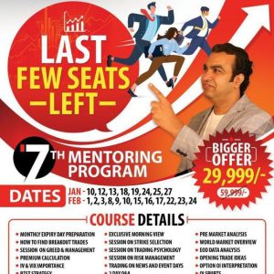 Siva Option Scalping – 7th  Mentorship Program 2022  Siva Kumar Jayachandran