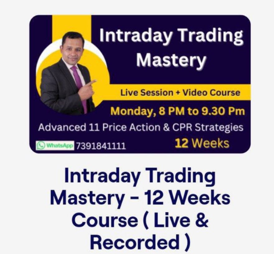 Trading Direction Intraday Trading Mastery – 12 Weeks Course