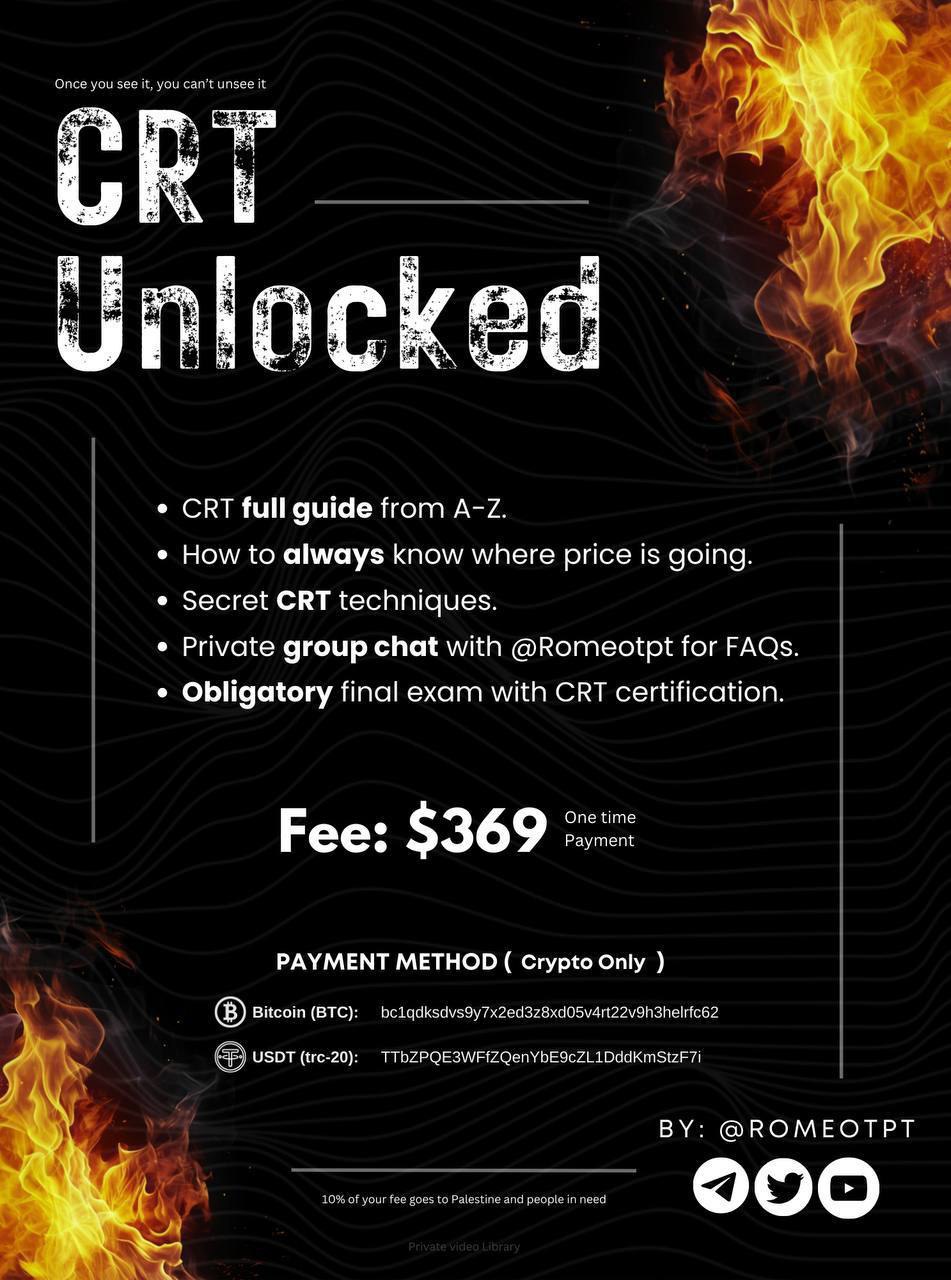 Romeo’s University – CRT UNLOCKED Course