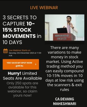 EquiAlpha Ca Dewang Maheswari – Swing Trading Webinar