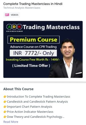 Ask Dinesh Kumar Course – Complete Trading Masterclass