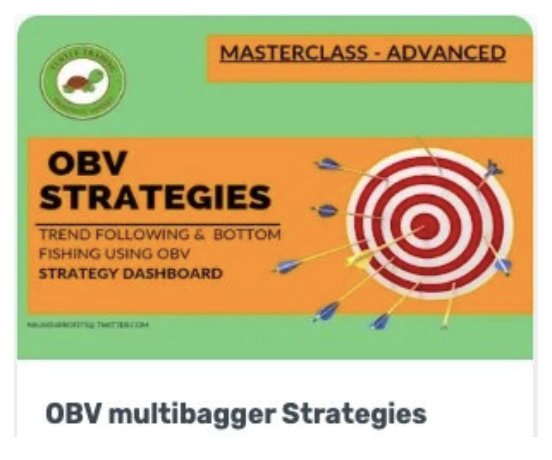 Learn2Invest OBV multibagger Strategies